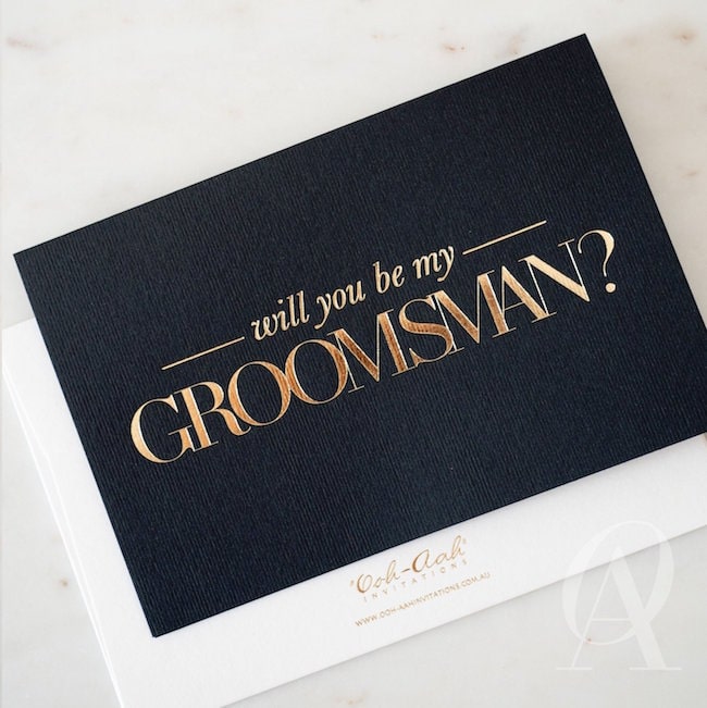 Will You Be My Groomsman