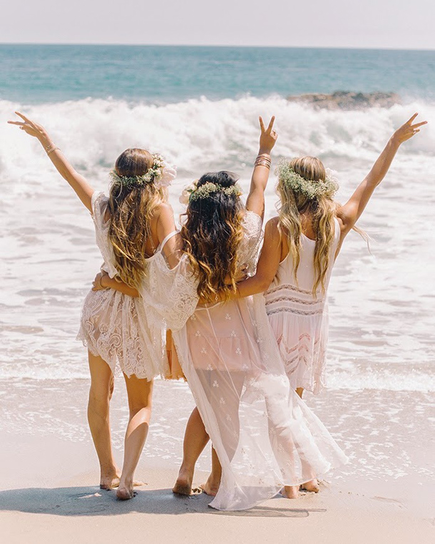 Boho Beach Bridesmaid Dresses