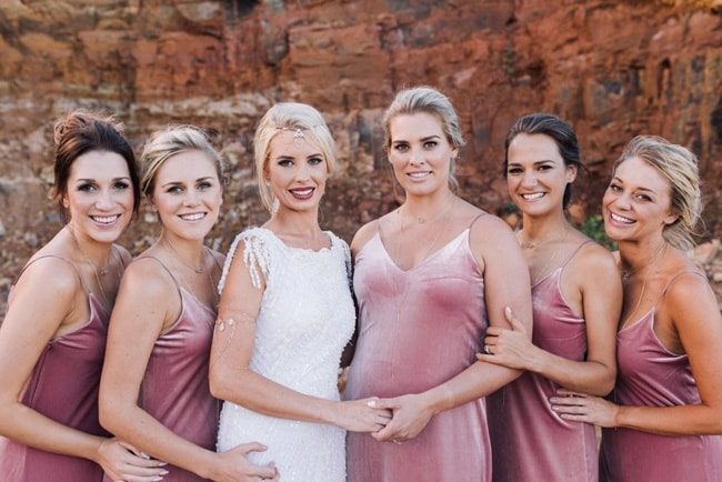 Velvet Bridesmaid Dress Inspiration | SouthBound Bride