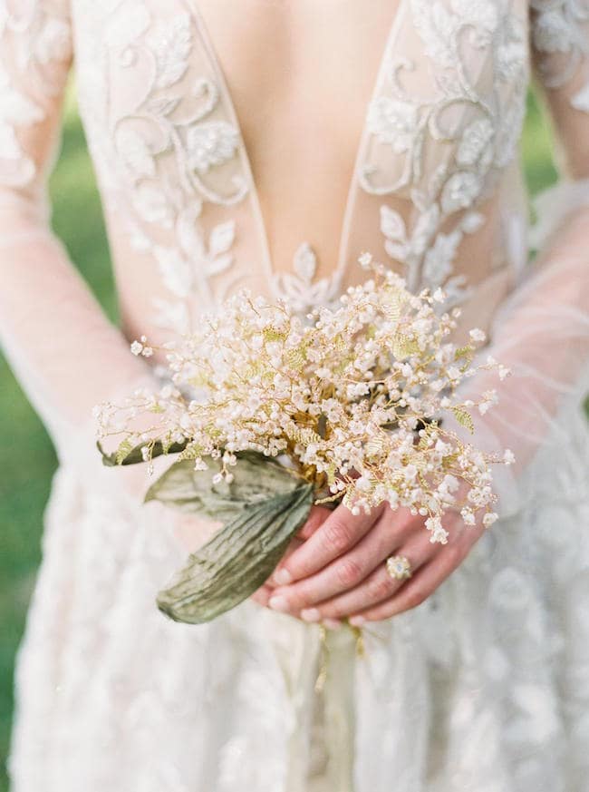 lily of the valley fake wedding flowers