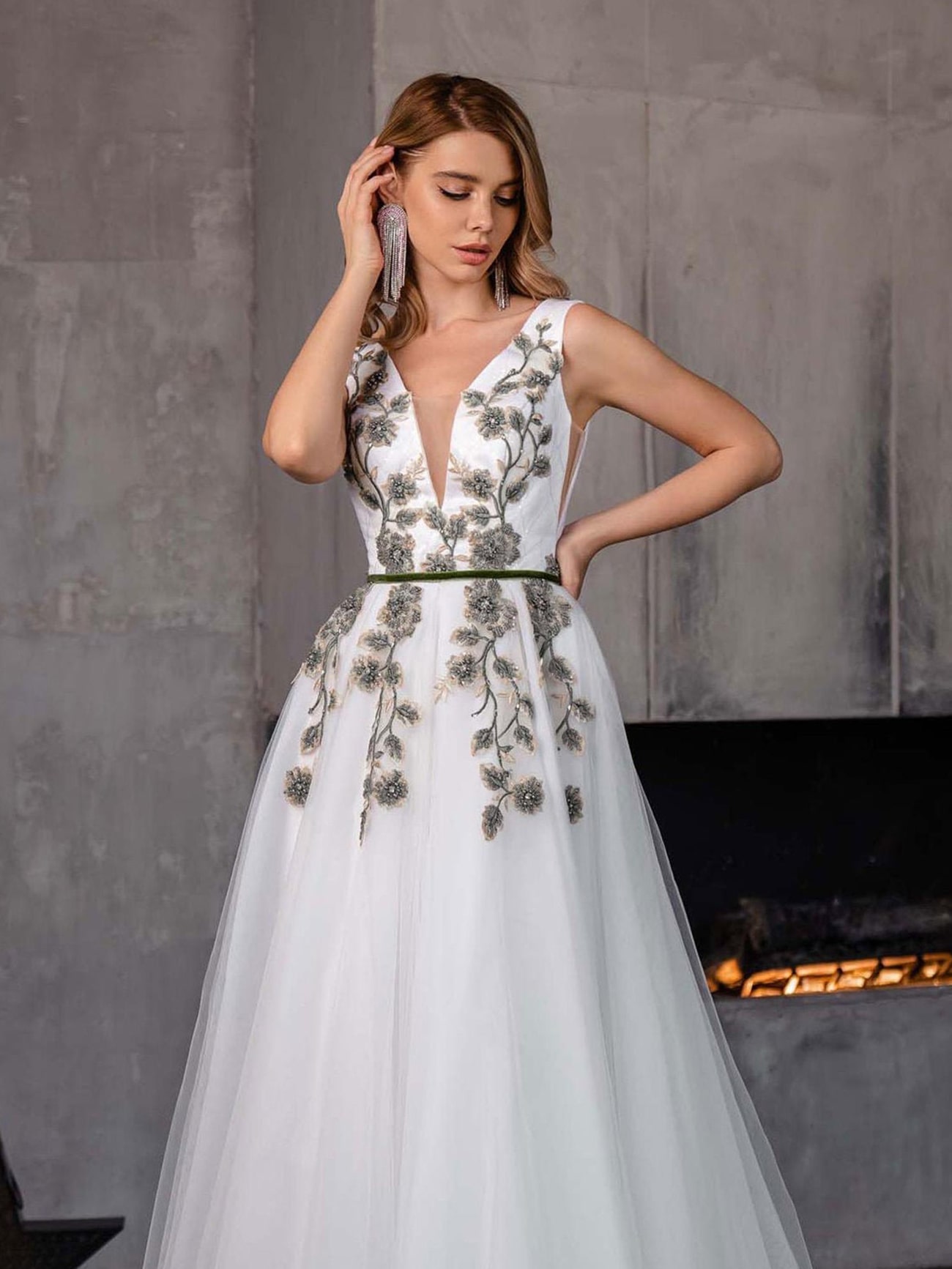 Embroidered Wedding Dresses