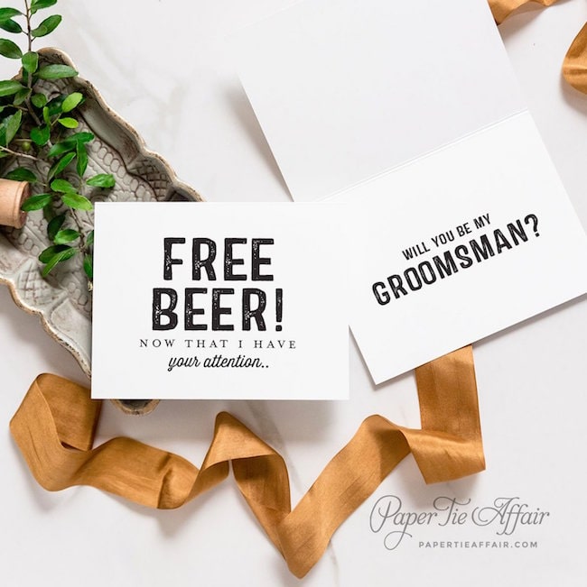 Will You Be My Groomsman