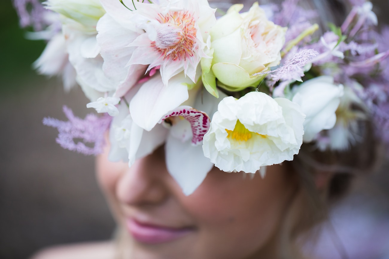 Orchid & Blushing Bride Floral Crown | Image: Sulet Fourie
