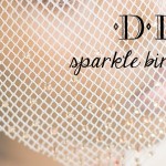 DIY Sparkle Birdcage Veil