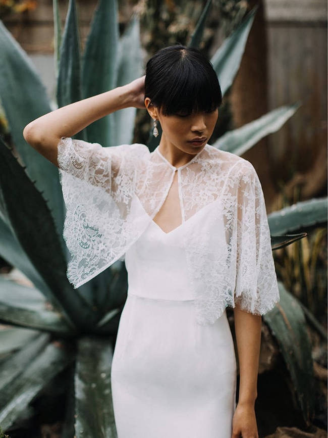 bridal capelets