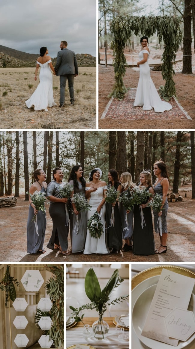 DIY Forest Greenery Wedding at Matroosberg by Claire Thomson Photography | SouthBound Bride