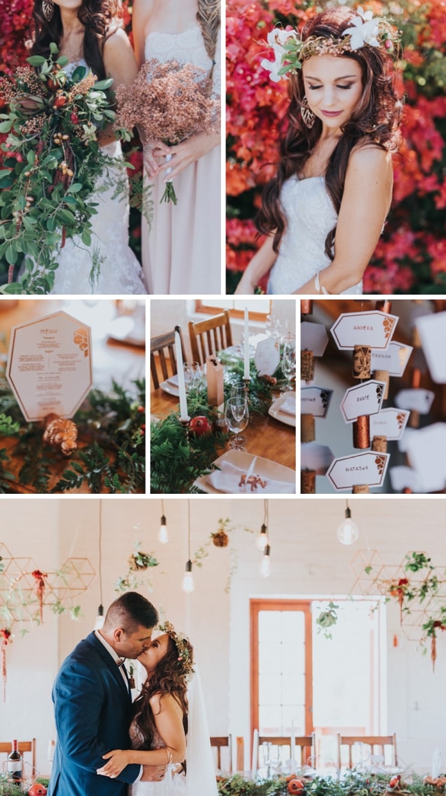 Modern Bohemian Wedding at Altydlig by Debbie Lourens | SouthBound Bride