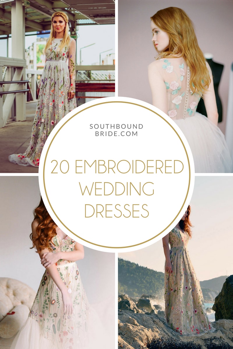 Embroidered Wedding Dresses | SouthBound Bride