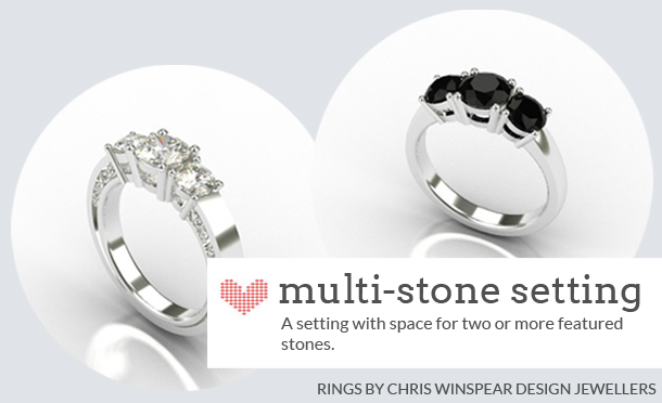Engagement Rings-multi-stone-setting