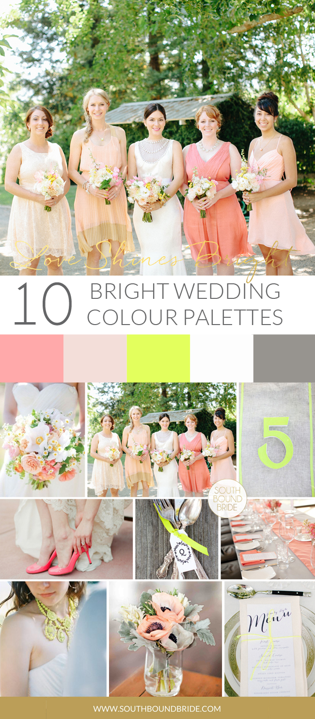 Neon Rustic Wedding Inspiration Board | SouthBound Bride