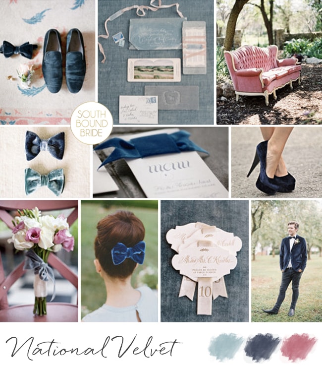 Velvet Wedding Inspiration | SouthBound Bride