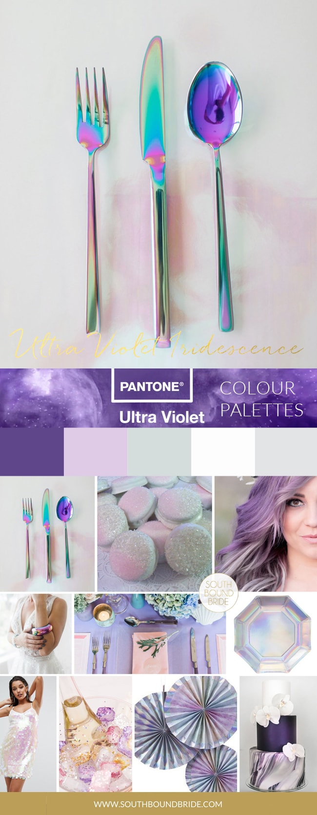 Pantone Colour of the Year 2018: Ultra Violet Inspiration Boards | SouthBound Bride