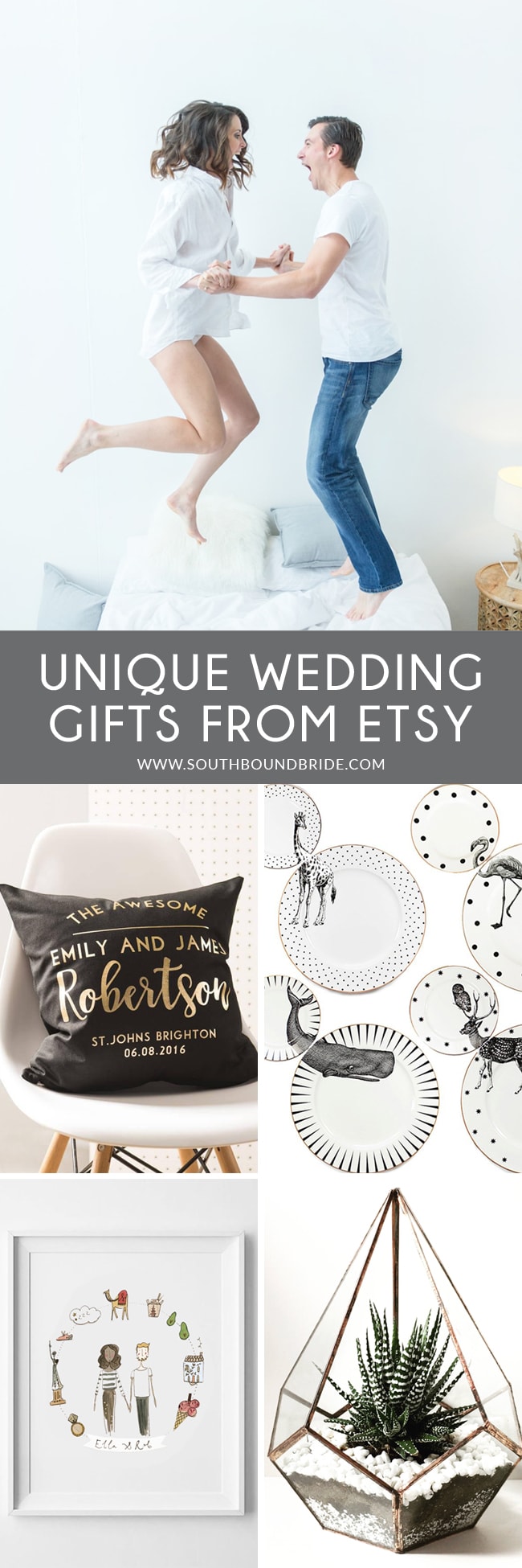 20 Unique Handmade Wedding Gifts from Etsy | SouthBound Bride